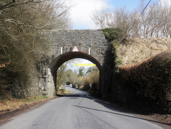 Photo 6"x4" Disused railway bridge, near Exebridge Exebridge c2010