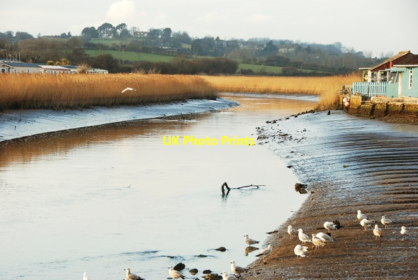 Photo 6"x4" West Bay: View of the River Brit Bridport c2010