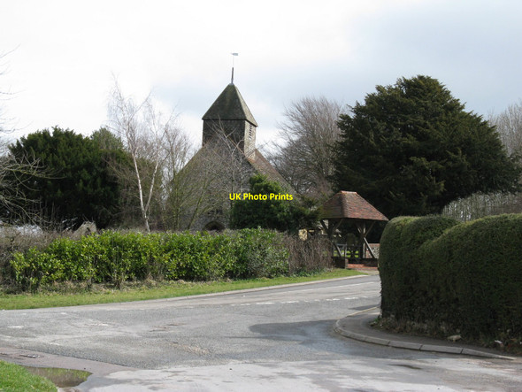 Photo 6"x4" St Martin, Westmeston Parish Church Westmeston c2010
