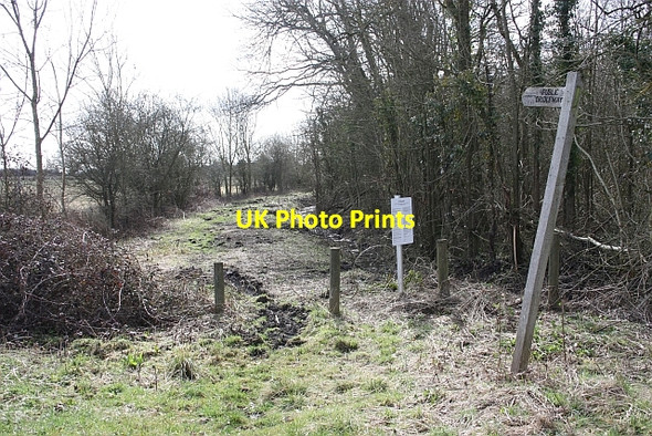 Photo 6"x4" Bridleway on Marsh Common Woodmancote\/SO9042 c2010