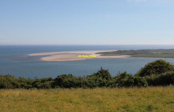 Photo 6"x4" South East End of Pendine Sands, known as Ginst Point Llansteffan c2009