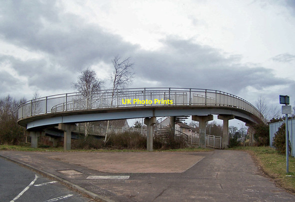 Photo 6"x4" Footbridge over A75 Dumfries c2010