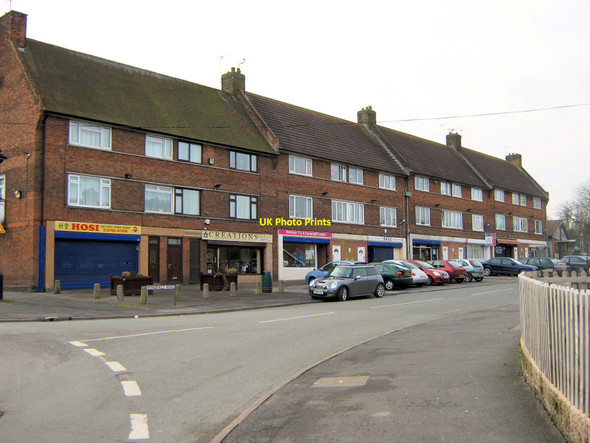Photo 6"x4" Shops on Kingsfield Road Biddulph c2010