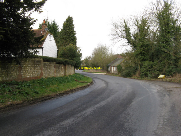 Photo 6"x4" Looking north on Plumpton Lane in Plumpton Plumpton\/TQ3613 c2010