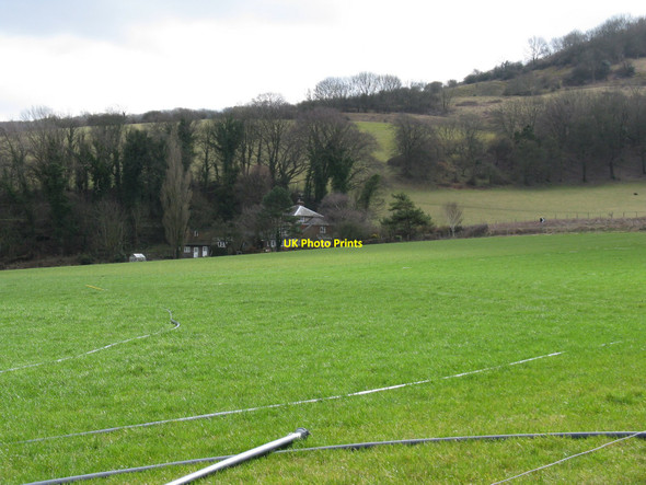 Photo 6"x4" House on sharp bend of the B2116 Plumpton\/TQ3613 c2010