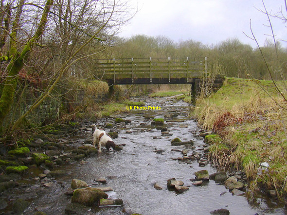 Photo 6"x4" Bridge, River Ogden Haslingden c2010