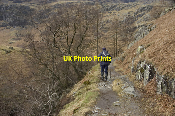 Photo 6"x4" The way to Wetherlam Far End\/SD3098 c2010