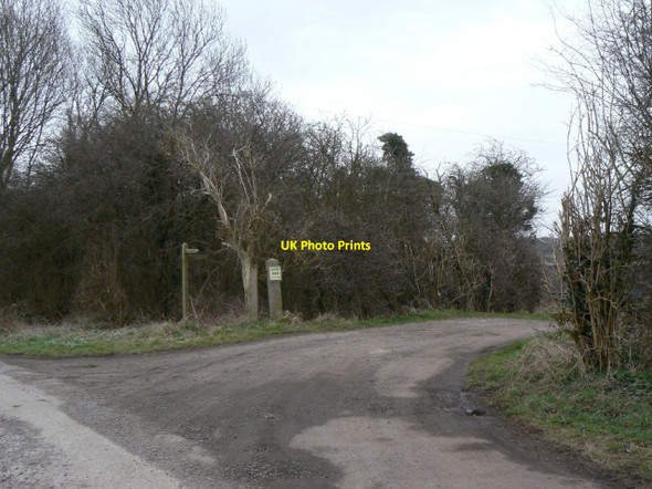 Photo 6"x4" Site of level crossing Gotham\/SK5330 c2010
