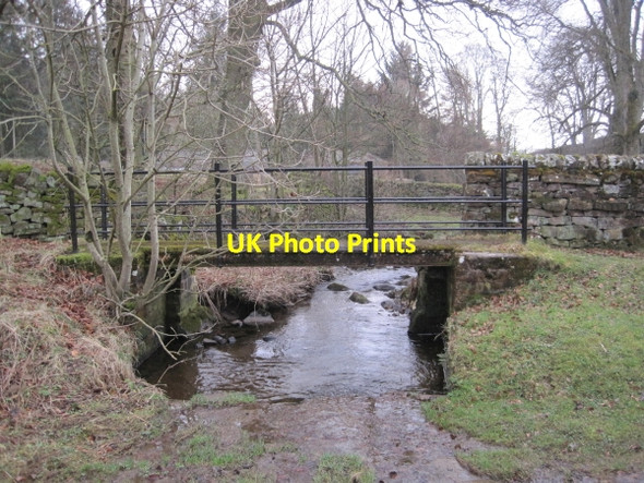 Photo 6"x4" Footbridge over the Bradley Burn Birkshaw\/NY7765 c2010