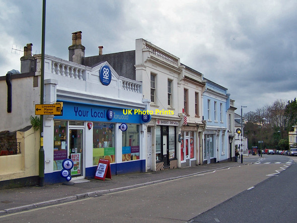 Photo 6"x4" Torwood shops, Babbacombe Road Torquay c2010