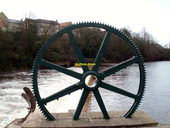 Photo 6"x4" A Waterwheel adjacent to Wetherby Weir Wetherby c2010