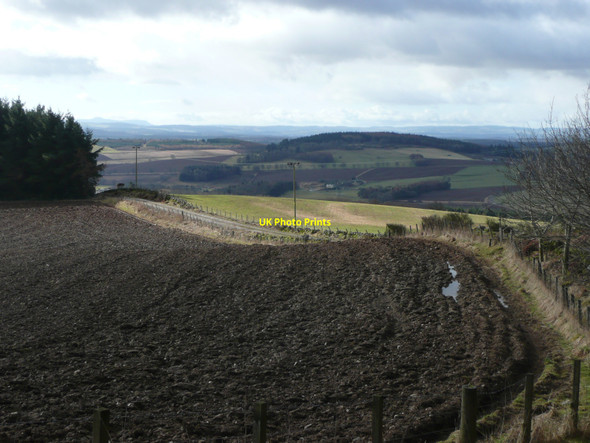 Photo 6"x4" Ploughed field Clunie\/NO1043 c2010