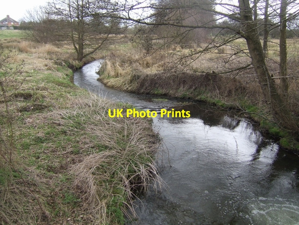 Photo 6"x4" River Sow downstream near 'The Hough' Pershall c2010