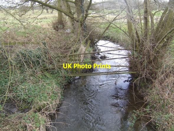 Photo 6"x4" River Sow upstream near 'The Hough' Pershall c2010