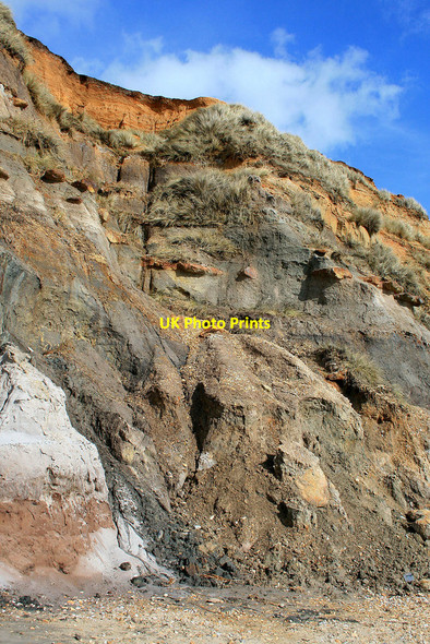 Photo 6"x4" Cliffs at Hegistbury Head Christchurch\/SZ1592 c2010
