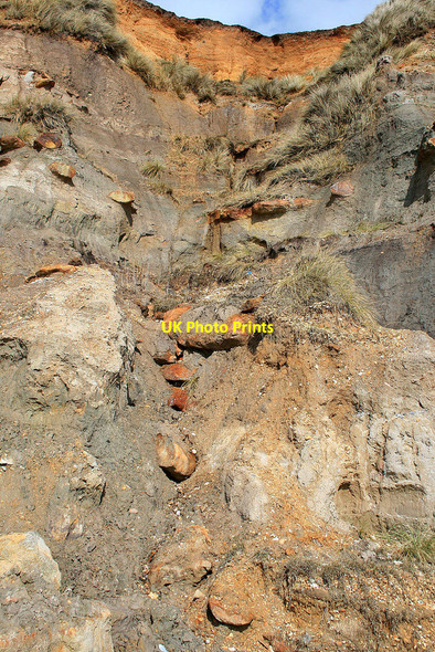 Photo 6"x4" Cliff erosion at Hengistbury Head Christchurch\/SZ1592 c2010
