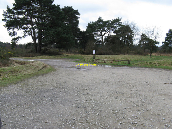 Photo 6"x4" Car park on Access land north of Chelwood Gate Chelwood Gate c2010