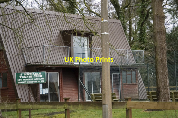 Photo 6"x4" Club house St.Michael's Tennis Club St Michael's on Wyre c2010