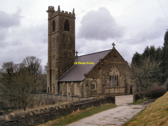 Photo 6"x4" Parish Church of St Bartholomew Whitworth c2010