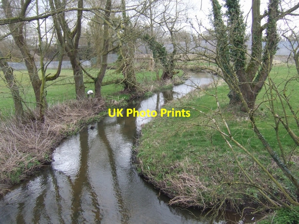 Photo 6"x4" Meece Brook downstream at Norton Bridge Norton Bridge c2010