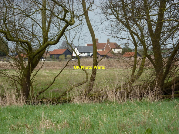 Photo 6"x4" Fields towards Creeting Hall Stowmarket c2010