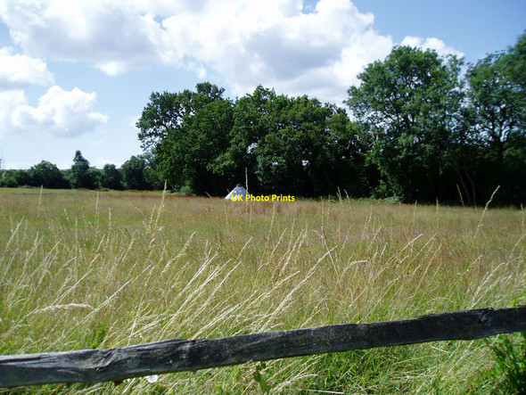 Photo 6"x4" Field with tipi Burgess Hill c2009