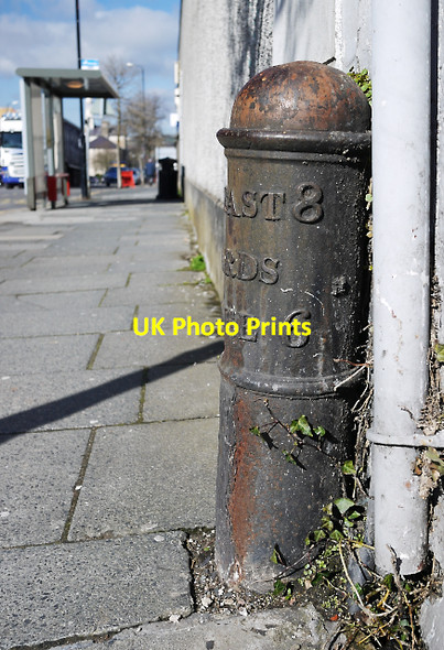 Photo 6"x4" Milepost, Newtownards Newtownards c2010