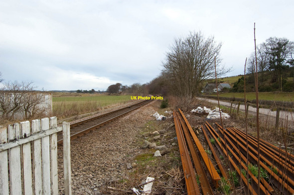 Photo 6"x4" Aberdeen-Inverness line (site of Pitmedden Station) Dyce c2010