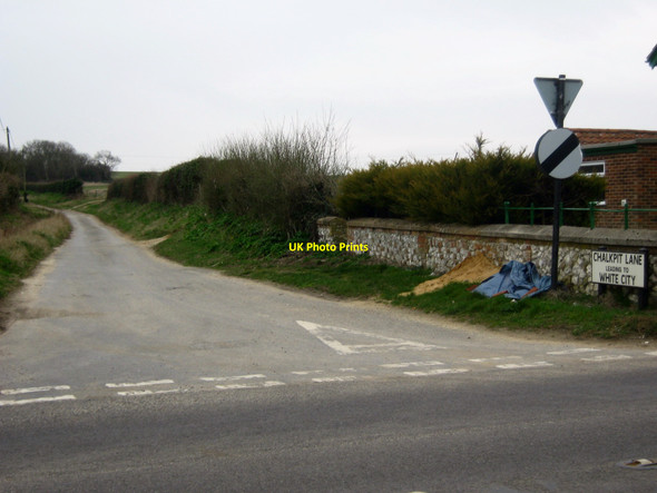 Photo 6"x4" Chalkpit Lane Titchwell Brancaster c2010