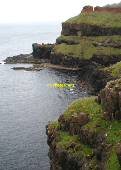 Photo 6"x4" Clifftop View Dunseverick c2009