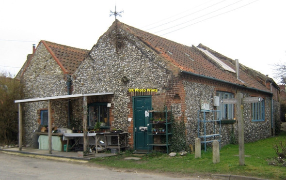 Photo 6"x4" Plant sale on Norfolk Coastal Path in Brancaster Brancaster c2010