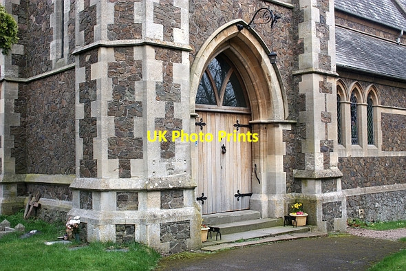 Photo 6"x4" Entrance, St James Church, Welland Welland c2010