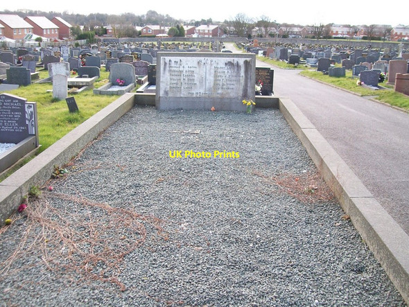 Photo 6"x4" The grave of the victims of the Aer Lingus crash at Llanbeblig Caernarfon c2010