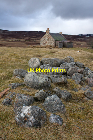 Photo 6"x4" Ruined wall at Fae Fae c2010
