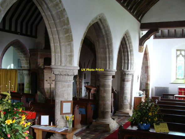 Photo 6"x4" All Saints church Staunton - interior Staunton\/SO5512 c2010