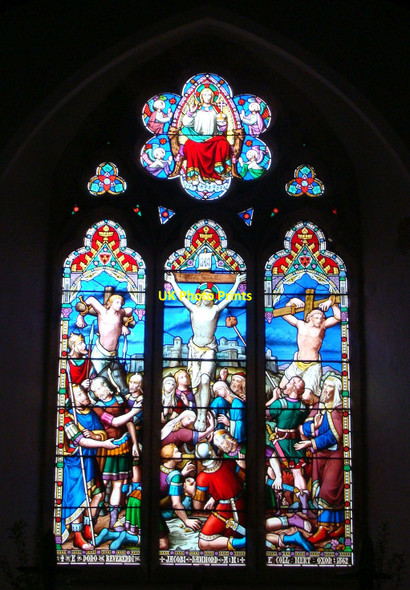 Photo 6"x4" All Saints church Staunton - East window Staunton\/SO5512 c2010