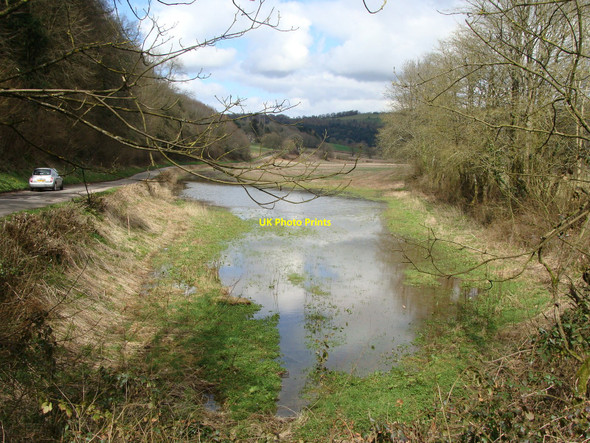 Photo 6"x4" Flooding by Bigsweir Bridge Pen-y-fan\/SO5305 c2010