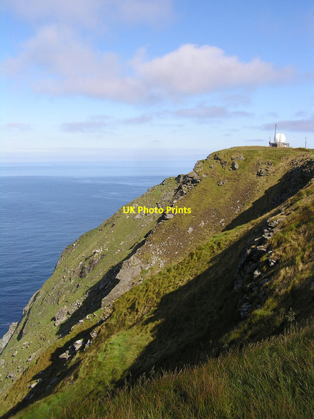 Photo 6"x4" Cliff top, Fitful Head Quendale c2007