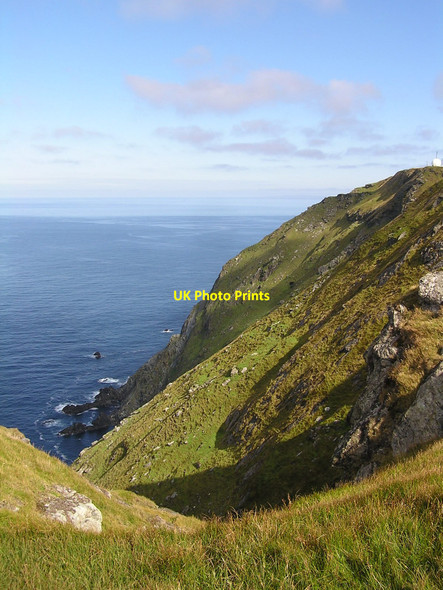 Photo 6"x4" Cliff top, The Punds, Fitful Head Quendale c2007