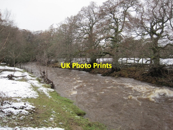 Photo 6"x4" River East Allen near Steel Allendale Town c2010
