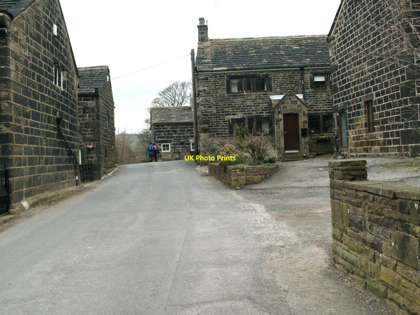 Photo 6"x4" Mankinholes stone farm house Todmorden c2010