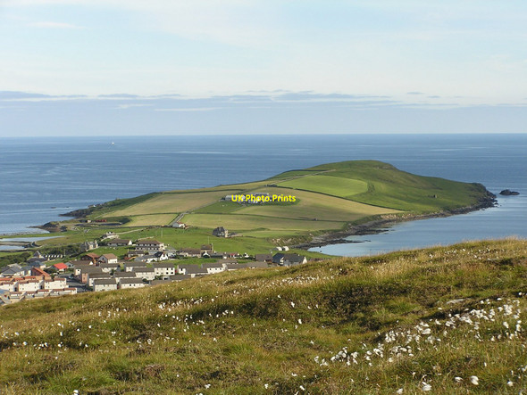 Photo 6"x4" Ness of Sound, seen from Staney Hill Lerwick c2007