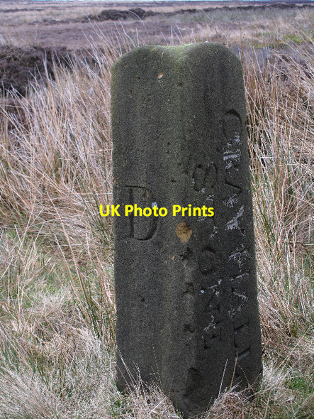 Photo 6"x4" Cray Hall Stone, North of Hambleton End Osmotherley c2010