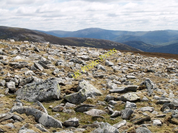 Photo 6"x4" Boulder field, Pt 906, Carn an Fhidhleir Braigh Coire an Stuic Ghuithais c2009