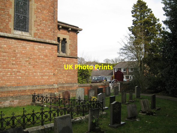 Photo 6"x4" Churchyard extension, St Francis of Assisi, Rising Lane Baddesley Clinton\/SP2072 c2010