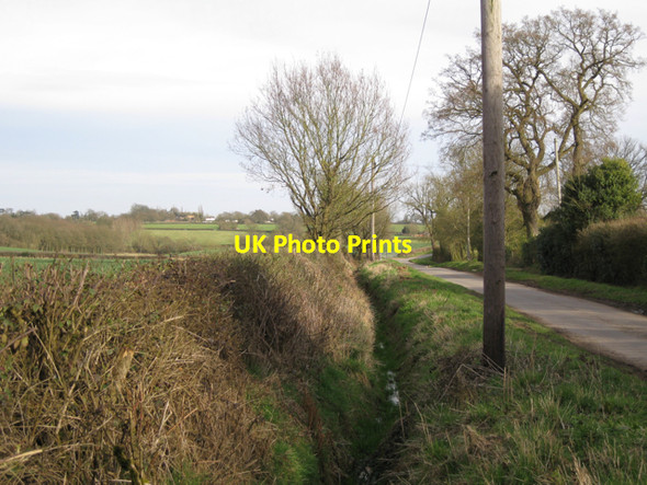 Photo 6"x4" Quarry Lane north of Rowington Green Kingswood Brook c2010
