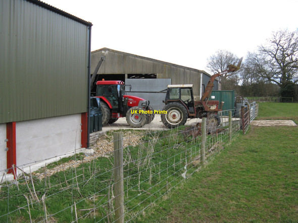 Photo 6"x4" The old and the new tractors at Whytings Farm Doomsday Green c2010