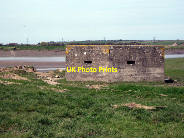 Photo 6"x4" Pillbox on the bank of the River Parrett Walpole\/ST3041 c2010