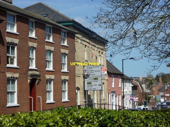 Photo 6"x4" Station Road West in Stowmarket Stowmarket c2010