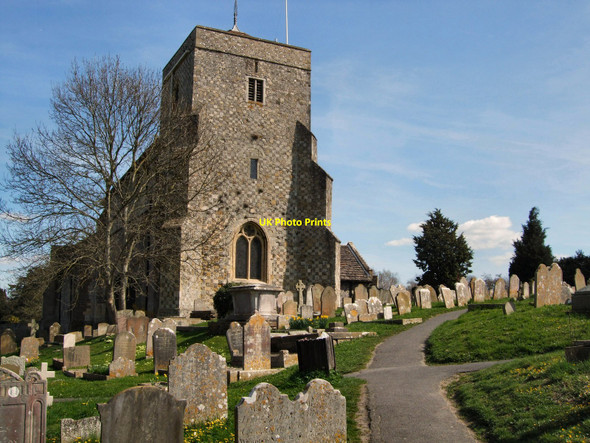Photo 6"x4" St Andrew's Church, Steyning Steyning c2010